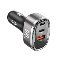 Incărcător auto XO CC61, 100W, Argintiu