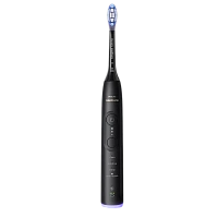 Periuța de dinți electrică sonică Philips HX7429/02, Alb | Negru
