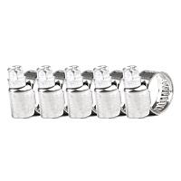 04580 Clema cu surub 5pcs. 8-16mm/9mm W2 metal