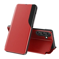 Husă tip carte Xcover Soft Book View Series pentru Samsung Galaxy A35, Roșu