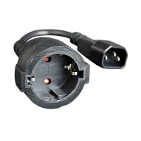 Cablu adaptor de alimentare Cablexpert PC-SFC14M-01, 0,2m, Negru