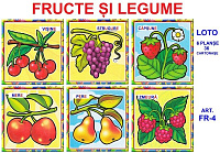 FR-4 Joc Loto Fructe şi legume -Loto