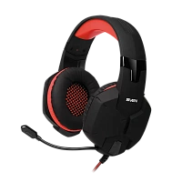 Căști gaming SVEN AP-G988MV, Cu fir, Negru/Roșu