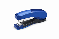 Capsator Norma, 25 file, 55 mm, albastru, compatibil capse 24/6-26/6, capsator pentru scoala si birou