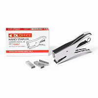 Capsator metalic DL N24/6 – 25 coli, profesional, birou, office, rezistent, mecanism metalic integral, argintiu