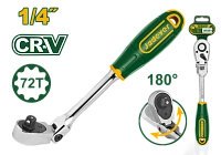 Cheie cu clichet și cap articulat flexibil 1/4" JDRW4214 Jadever