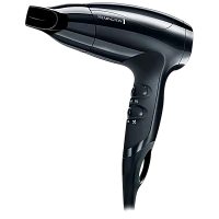Uscător de păr compact Remington Compact D5000, 1800 W, Negru