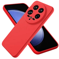 Husă Xcover Xiaomi 14 Ultra - Liquid Silicone, Roșu