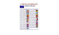 UE-23 Uniunea Europeană - Planşă A3, laminată