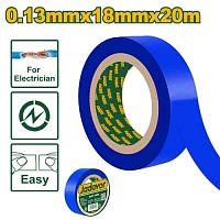 Bandă izolatoare din PVC 0.13mmx18mmx20m Albastru Jadever JDPN1010