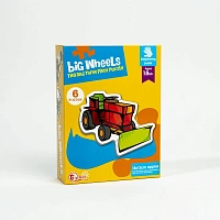 Puzzle Big Wheels 18 pe 13 cm 6 bucăți (18 luni+) 88067