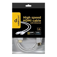 Cablu Video Cablexpert CC-HDMI4-W-6, HDMI (M) - HDMI (M), 1,8m, Alb