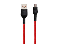 Cablu încărcare și sincronizare XO NB55, Micro-USB/USB Type-A, 1m, Roșu