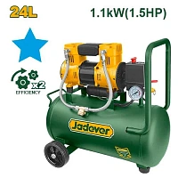 Compresor de aer fără ulei 24L 220-240V 1100W 8bar Jadever JDAP1A24