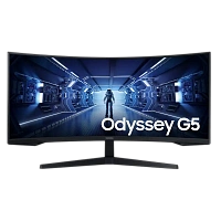 34" Monitor Gaming Samsung C34G55TW, VA 3440x1440 WQHD, Negru