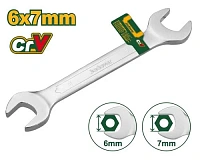 Cheie fixă dublă 6x7mm 120mm JDSA2301 Jadever