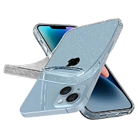 Husă Spigen iPhone 14 Plus Liquid Crystal Glitter, Transparent