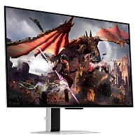 31,5" Monitor Gaming Samsung S32DG800, OLED 3840x2160 4K UHD, Argintiu