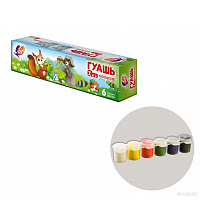Guasi ZOO  6 cul 15ml 125gr bloc 19с 1250-08  Луч