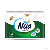 NUA  Hirtie igienica 24 role 3 pliuri 18.2m