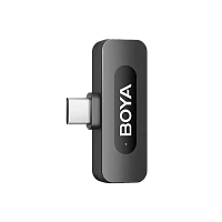 Microfon portabil pentru înregistrare vocală Boya BY-V3 Combo, Fără fir, Negru