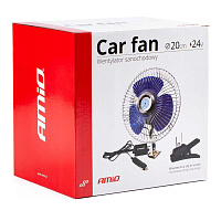 01105 Ventilator auto metalic cu montare cu surub + clema CFAN-15 +24V