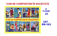 BM-6.5 Așa da, așa nu - set 4 planșe A3, laminate