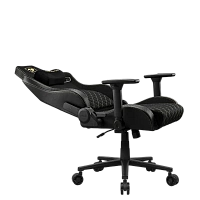 Scaun Gaming Cougar Defensor, Țesătură, PU Piele, Gold F