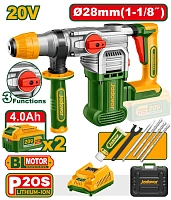 Ciocan rotopercutor cu acumulator 20V 0-930rpm, 4,5J, 4400bpm, SDS-PLus; JDLM1B283 Jadever