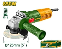 Polizor unghiular 220-240V 50/60Hz 850W 125mm; Jadever
