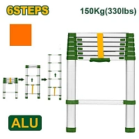 Scară telescopică 6 trepte 2 m JDLD5H06 Jadever