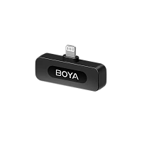 Microfon portabil pentru înregistrare vocală Boya BY-V2 V2.0, Fără fir, Negru