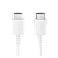 Cablu de încărcare Samsung EP-DA705BWRGRU, USB Type-C/USB Type-C, 1m, Alb